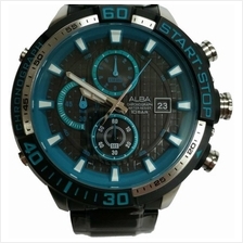 ALBA . AM3135X . Flagship . M . Chronograph . SSB . Black Blue