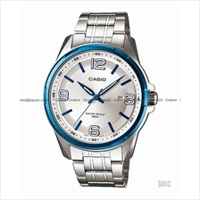 CASIO MTP-1345BD-7AV STANDARD Analog easy reader SS bracelet silver