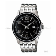 CASIO MTP-1344AD-1A2V STANDARD Analog easy reader SS bracelet black