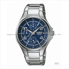 CASIO EF-316D-2AV EDIFICE multi-hand 24-hour day-date bracelet blue