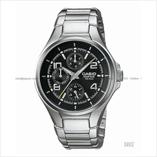 CASIO EF-316D-1AV EDIFICE multi-hand 24-hour day-date bracelet black
