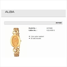 ALBA . AH7468X . Fashion . W . Date . SSB . Gold