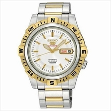 SEIKO . SRP142K1 . SEIKO 5 . M . Day-Date . SSB . Automatic . Two-tone