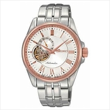 SEIKO . SSA034J1 . PRESAGE . M . Open Heart . SSB . Automatic . Silver