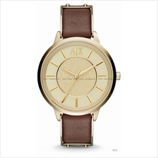 A|X ARMANI EXCHANGE AX5310 Women's Olivia Classic Leather Strap Gold