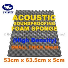 Grade A ACOUSTIC SoundProof FOAM SPONGE Small Thick Sheet 53 x 63.5cm
