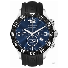 Claude Bernard . 10201 3 BUIN . Aquarider (M) Diver Rubber Strap Blue