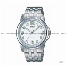 CASIO MTP-1216A-7B STANDARD Analog luminous SS bracelet white