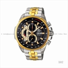 CASIO EF-558SG-1AV EDIFICE chronograph retrograde SS bracelet gold