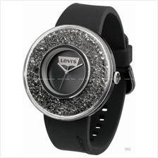 LEVI'S TIME LTH0506 CORE analog watch swarovski silicone strap black