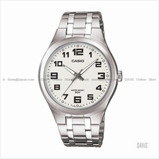 CASIO MTP-1310D-7BV STANDARD simple design SS bracelet white *Match*