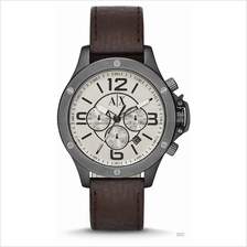 A|X ARMANI EXCHANGE AX1519 Men's Well Worn Leather Strap Brown