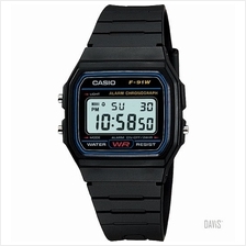 CASIO F-91W-1 STANDARD 'Forever Historic Icon' resin strap black