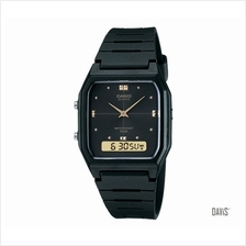 CASIO AW-48HE-1AV Standard Casual Ana-Digi resin strap watch black