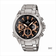 CASIO EF-536D-1A EDIFICE chronograph slide rule SS bracelet black