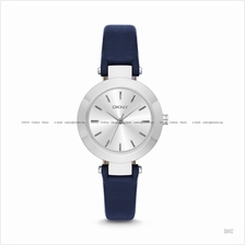 DKNY NY2412 Women's Stanhope Classic Leather Strap Blue