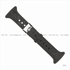 Suunto M5 Black Cross Pattern Strap - W- Accessories *Back to Back