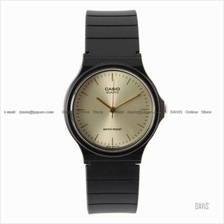 CASIO MQ-24-9E STANDARD Analog casual classic resin strap gold