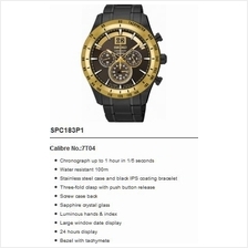 SEIKO . SPC183P1 . CRITERIA . M . Chrono . SSB . Quartz . Black Gold