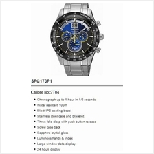 SEIKO . SPC173P1 . CRITERIA . M . Chrono . SSB . Quartz . Black Blue
