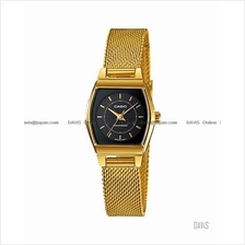 CASIO LTP-1364GD-1A STANDARD Analog SS meshed bracelet black gold