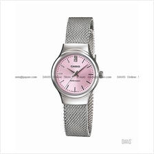 CASIO LTP-1362D-4A STANDARD Analog studs SS meshed bracelet pink