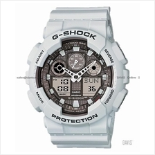 CASIO GA-100LG-8A G-SHOCK ana-digi resin strap grey snow LE