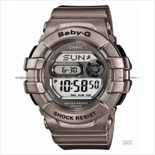 CASIO BGD-141-8 Baby-G 200M WR shiny dial resin strap grey