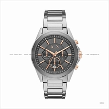 A|X ARMANI EXCHANGE AX2606 Men's Chronograph SS Bracelet Grey