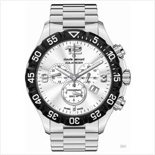 Claude Bernard . 10202 3 AIN . Aquarider (M) Diver SS Bracelet Silver