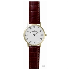 Claude Bernard . 20078 37J BR . Classic (M) Pair Leather Strap White