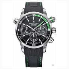 MAURICE LACROIX PT6018-SS001-331 Pontos S Rubber Leather Black Green