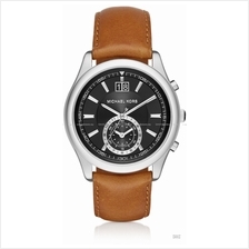 MICHAEL KORS MK8416 Aiden Men's Chronograph Leather Strap Black Brown