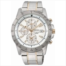 SEIKO . SNAC51P1 . M . Chronograph . SSB . Quartz . Two-tone