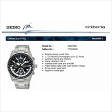 SEIKO . SNDD09P1 . CRITERIA . M . Chronograph . SSB . Quartz . Black