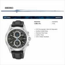 SEIKO . SNAE85P1 . Sportura . M . Chronograph . LSB . Quartz . Black