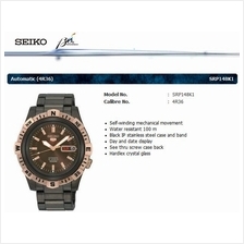SEIKO . SRP148K1 . SEIKO 5 . M . Day-Date . SSB . Automatic . Black IP