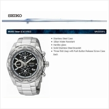 SEIKO . SPL031P1 . CRITERIA . M . World Time . SSB . Quartz . Black