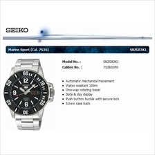 SEIKO . SNZG83K1 . Marine Sports . M . Day-Date . SSB . Automatic . Bl