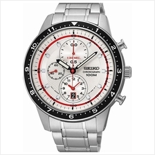 SEIKO . SNDF35P1 . M . Chronograph . SSB . Quartz . Silver