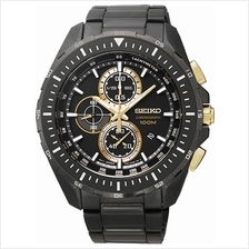 SEIKO . SNDG11P1 . CRITERIA . M . Chronograph . SSB . Quartz . Black
