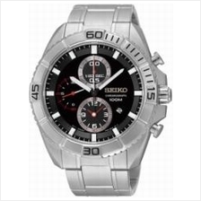 SEIKO . SNDF17P1 . CRITERIA . M . Chronograph . SSB . Quartz . Black