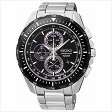 SEIKO . SNDG03P1 . CRITERIA . M . Chronograph . SSB . Quartz . Black