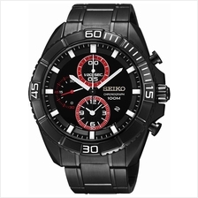 SEIKO . SNDF25P1 . CRITERIA . M . Chronograph . SSB . Quartz . Black