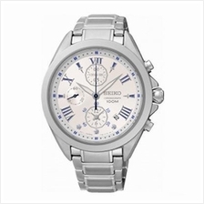 SEIKO . SNDW17P1 . CRITERIA . W . Chronograph . SSB . Quartz . Silver