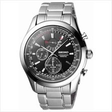 SEIKO . SPC127P1 . M . Chronograph . Perpetual . SSB . Quartz . Black