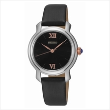 SEIKO . SRZ393P1 . Classic . W . 3-hand . LSB . Quartz . Black