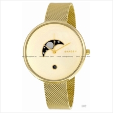 SKAGEN SKW2373 Women's Gitte Moon Phase SS Mesh Bracelet Gold