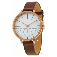 SKAGEN SKW2356 Women's Hagen Small-second Leather Strap Brown