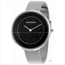 SKAGEN SKW2384 Women's Gitte Starry Night SS Mesh Bracelet Black